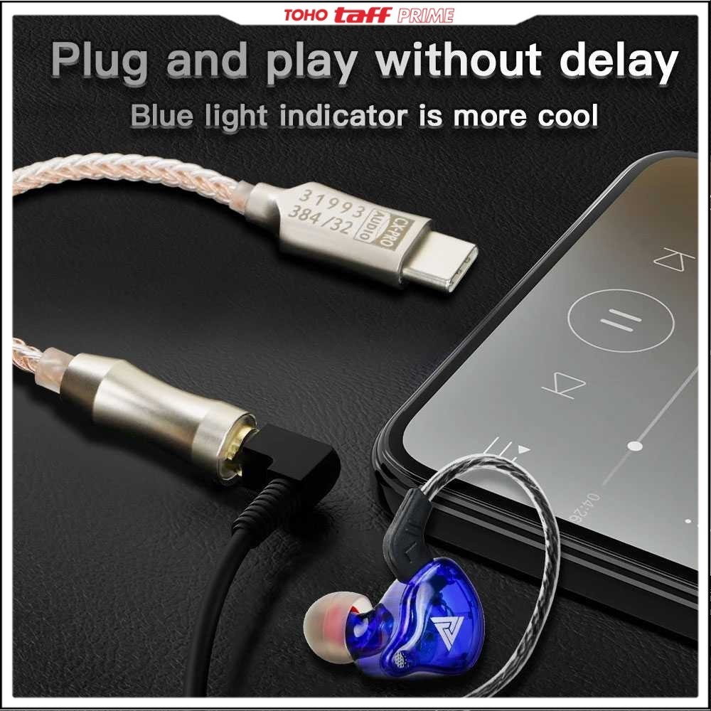 Kabel USB Type C ke 3.5mm Adaptor HiFi DAC Conexant CX31993 Chip - CX-PRO