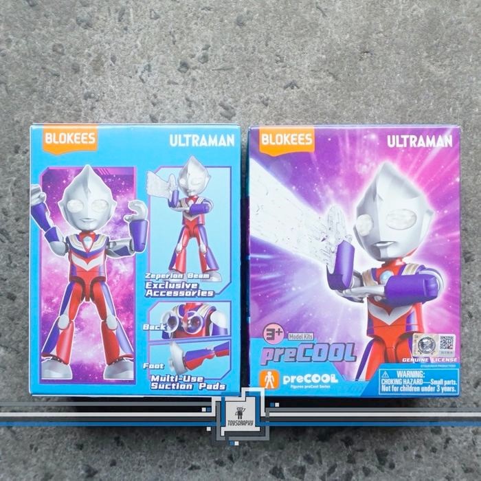 Blokees PreCool ULTRAMAN TIGA MULTI TYPE Action Figure Blocks Bloks Q SD Chibi