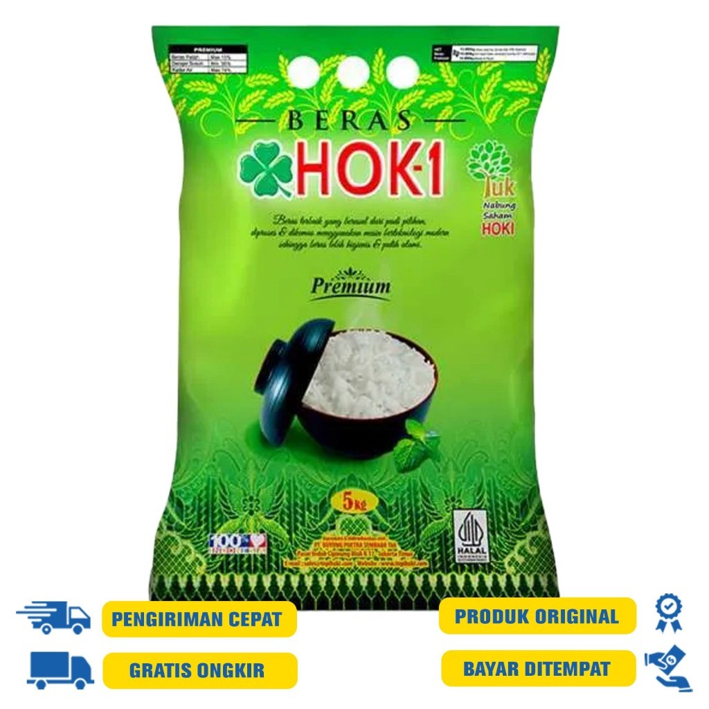 HOKI BERAS 5 KG - BERAS PREMIUM