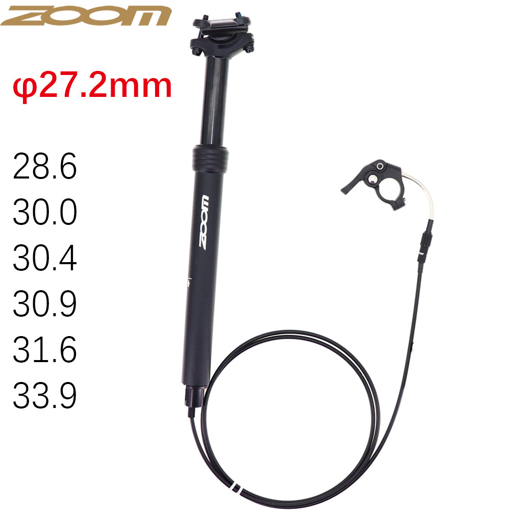 Zoom Dropper Seatpost 27.2 mm Height Adjustable seat post Internal Routing 80mm Travel MTB bike drop