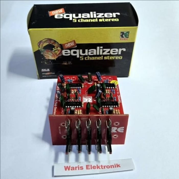 Kit Equalizer 5 Channel Stereo Equalizer 5 CH Ranic Berkualitas