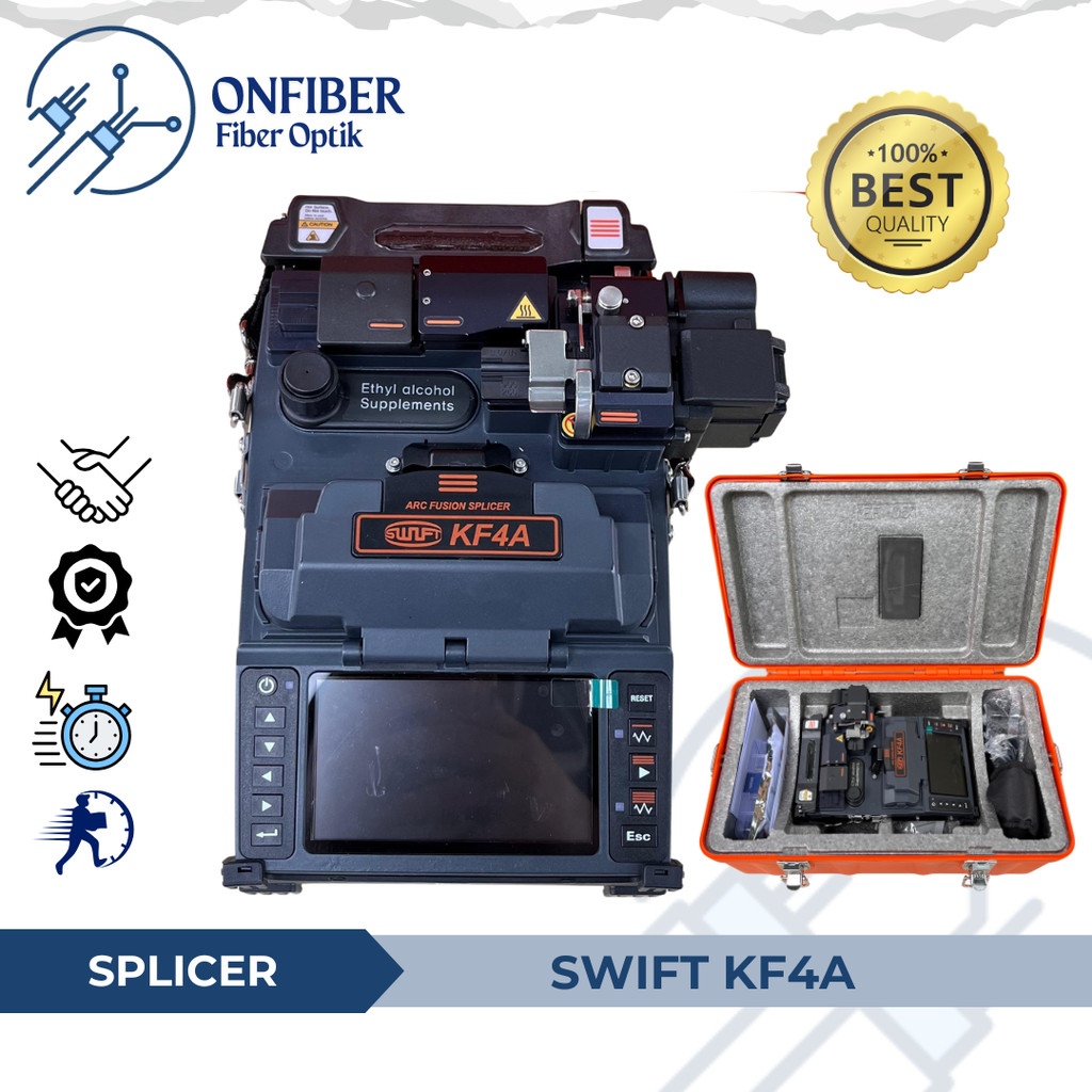 Splicer Swift KF4A | Splicer Kabel FTTH | Fusion Splicer UCL Swift KF4A Auto | Splicer Fiber Optik