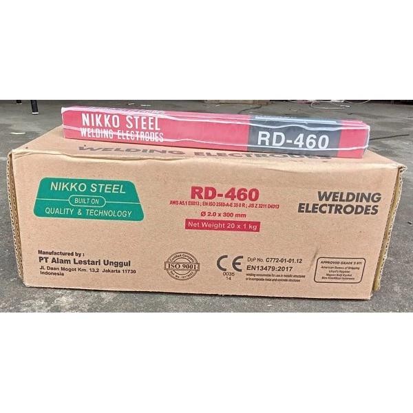 Nikko Steel RD 460 RD-460 Kawat Las Besi 20 kg - 2.0 mm 1 kg dan 2 kg