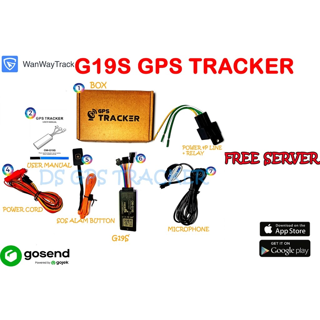 WANWAYTRACK GPS TRACKER G19S Sadap_Suara + Matikan Mesin