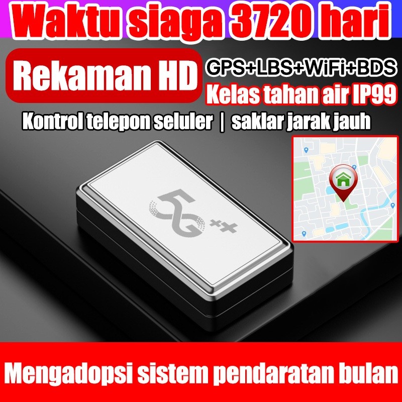 【Daya tahan baterai 10 tahun】GPS Mobil Kesalahan posisi 0 Tahan air dan mampu merekam GPS Motor Mini