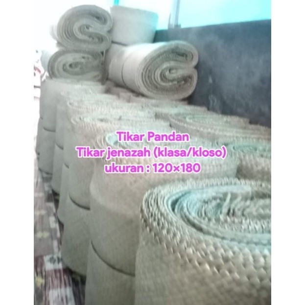 Tikar Pandan klasa kloso tikar jenazah perlengkapan jenazah