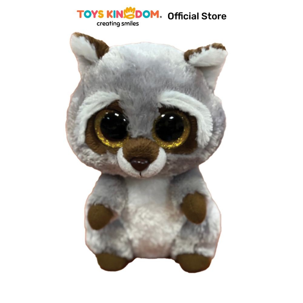 Toys Kingdom Ty Beanie Boos Boneka Hewan Oakie Racoon Reguler Ty95331 Toys Kids Toy Boneka Kain Kara