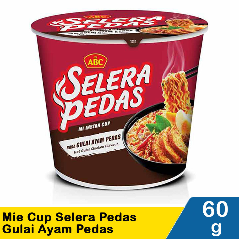 ABC MIE CUP SELERA PEDAS GULAI AYAM PDS 60g