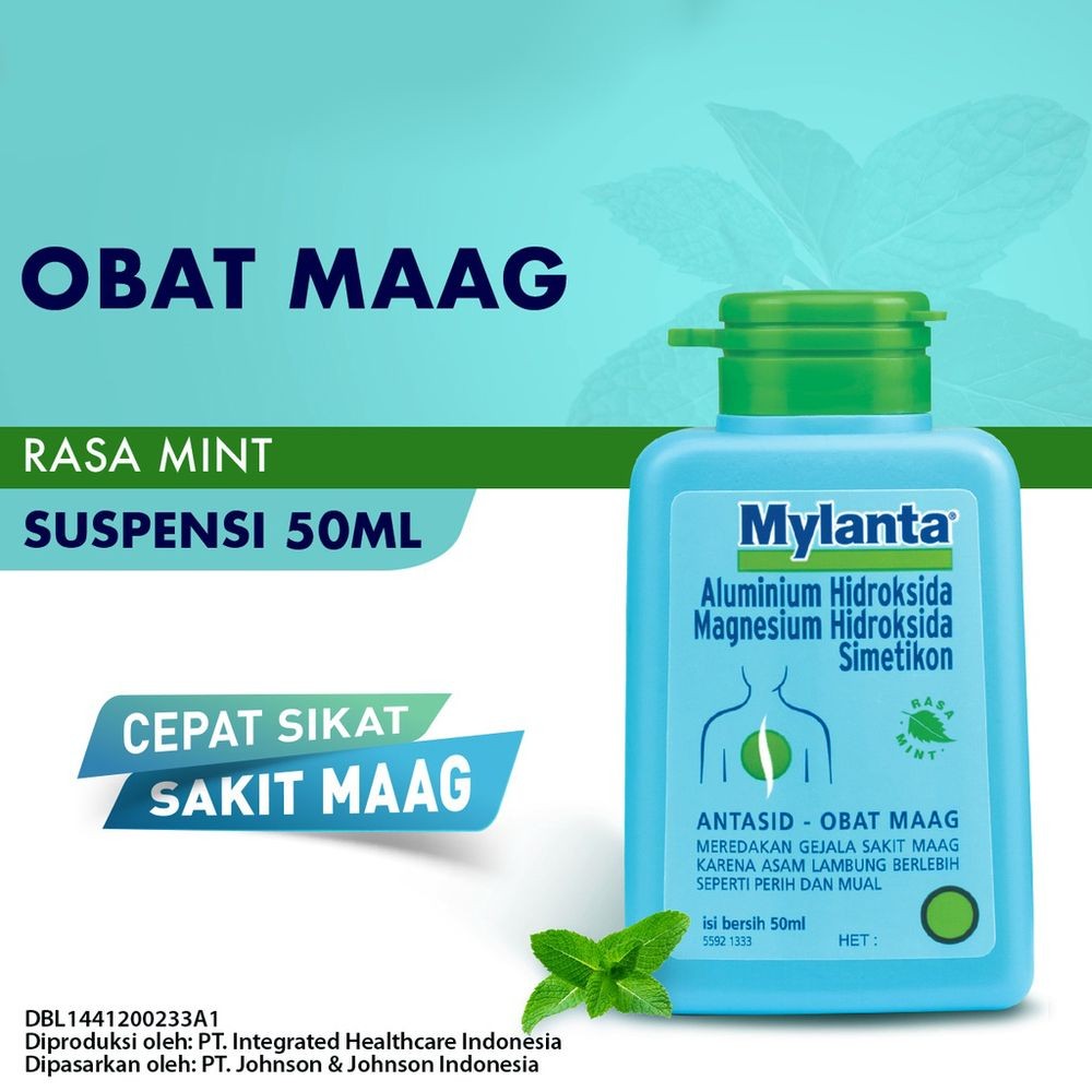 MYLANTA OBAT MAAG LIQUID MINT 50mL