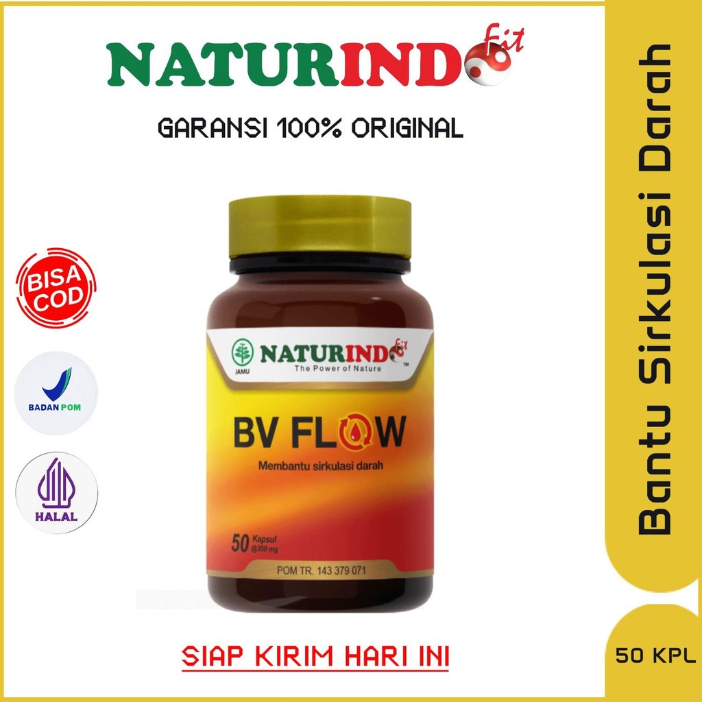BV-FLOW NATURINDO Membantu Kesemutan Kebas Varises Pelancar Peredaran Darah Kram