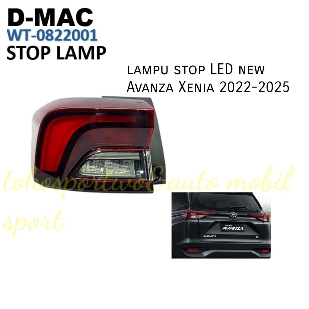 LAMPU Stop LED Belakang Avanza Xenia 2022-2024 Led