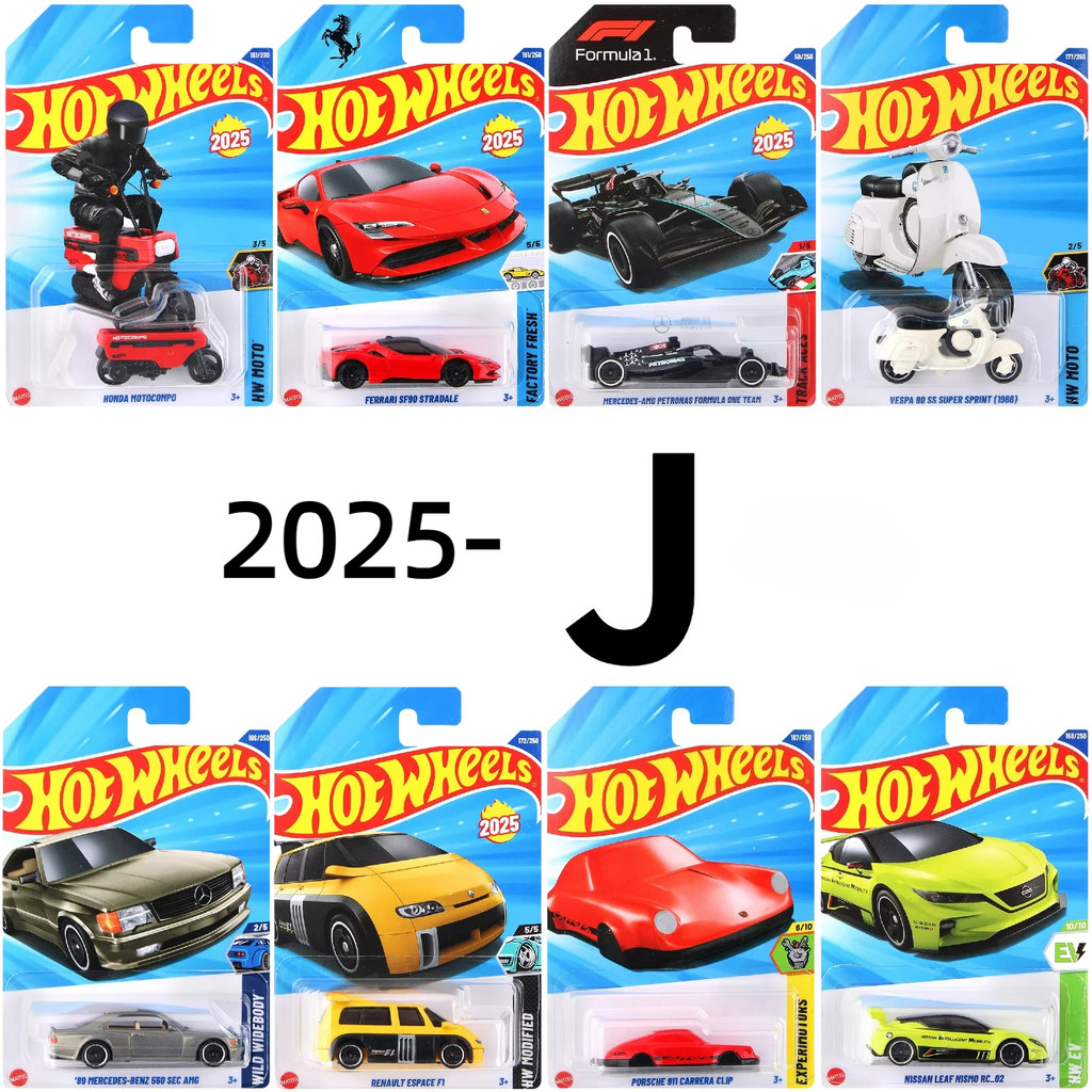 Genuine Hot Wheels Car Ferrari Sf90 Stradale Renault Espace Mercedes-AMG Petronas Formula One Team V
