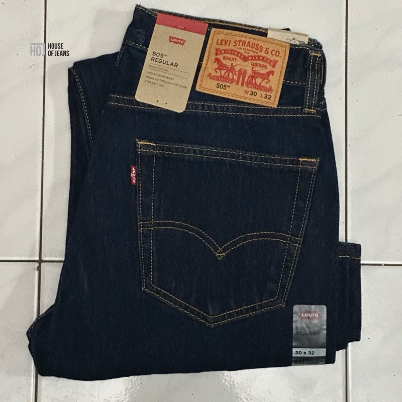 Celana Jeans Pria 505 Original Reguler Fit Rinse 505-0216 IDN