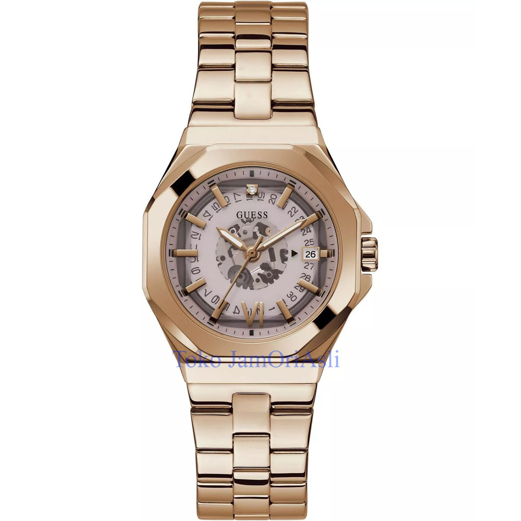 Promo Original GUESS GW0551L3  EMPRESS Jam Tangan Wanita  Rose Gold Garansi Resmi 1 Tahun