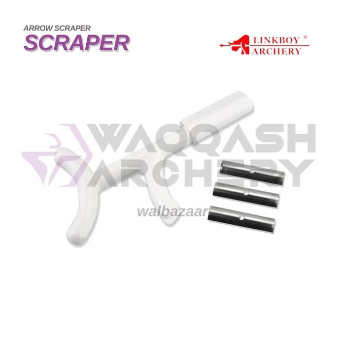 LINKBOY WOOD CARBON ARROW SCRAPER Alat Pelepas Vanes Bulu Arrow
