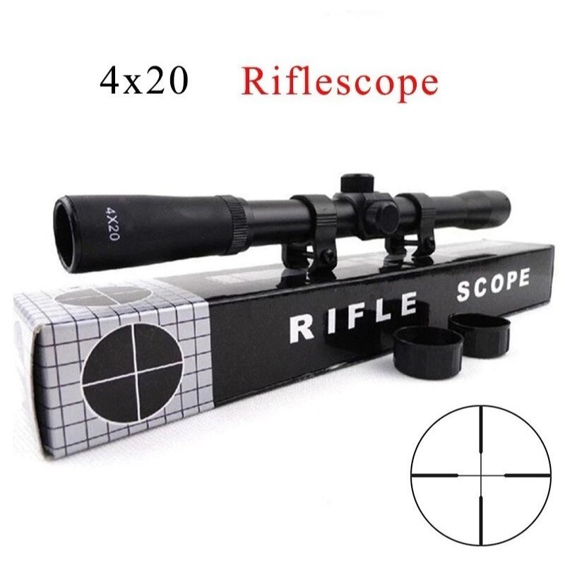 tarjokucingan291 SPECIAL SALE Telescope Teropong Senapang Angin Sniper Proff 4x20 Bushnell Original