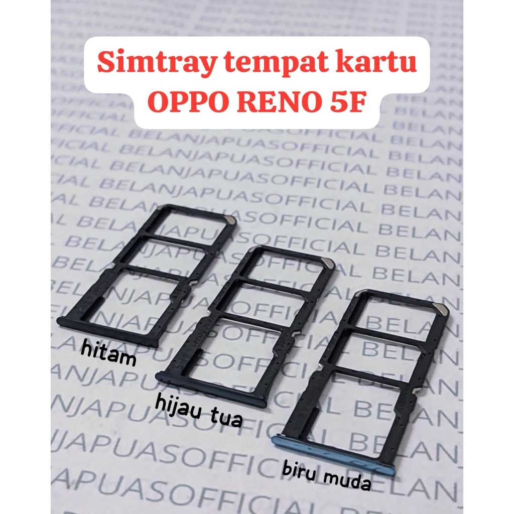 Slot Tempat Dudukan Kartu Simcard Sim card Lock Simtray OPPO RENO 5F Oppo Reno 5 F