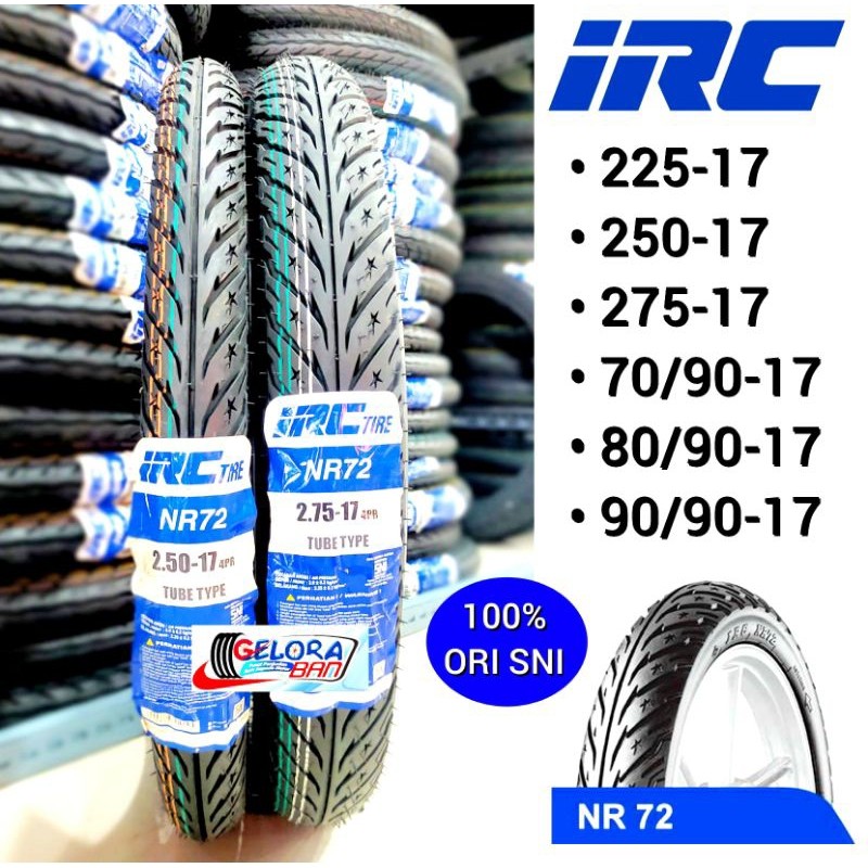 Ban Irc NR72 225-17 ban 250-17 ban 275-17 ban 70/90-17 ban 80/90-17 ban 90/90-17 ban 70/90-16 ban 80