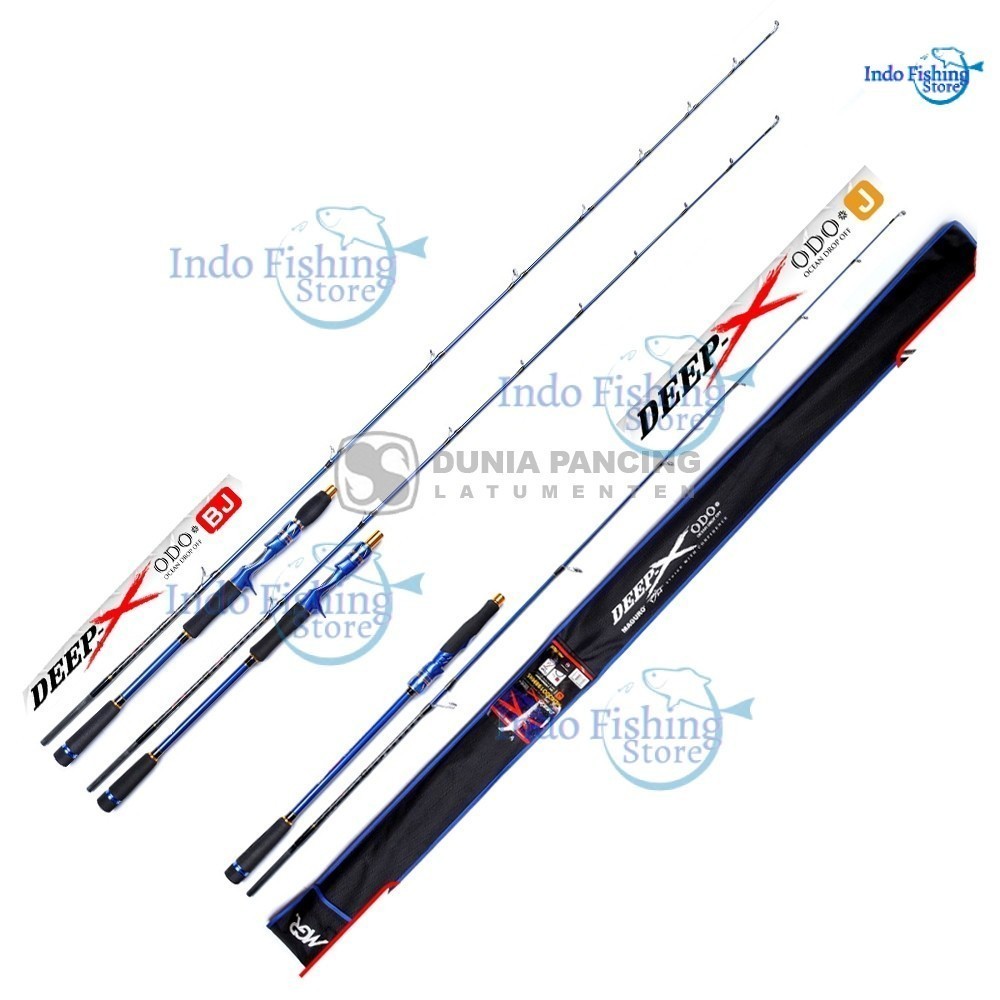 WF.id Joran Pancing MAGURO Deep X Odo Jigging Bait Dasaran Mancing Laut Free Packing Pipa