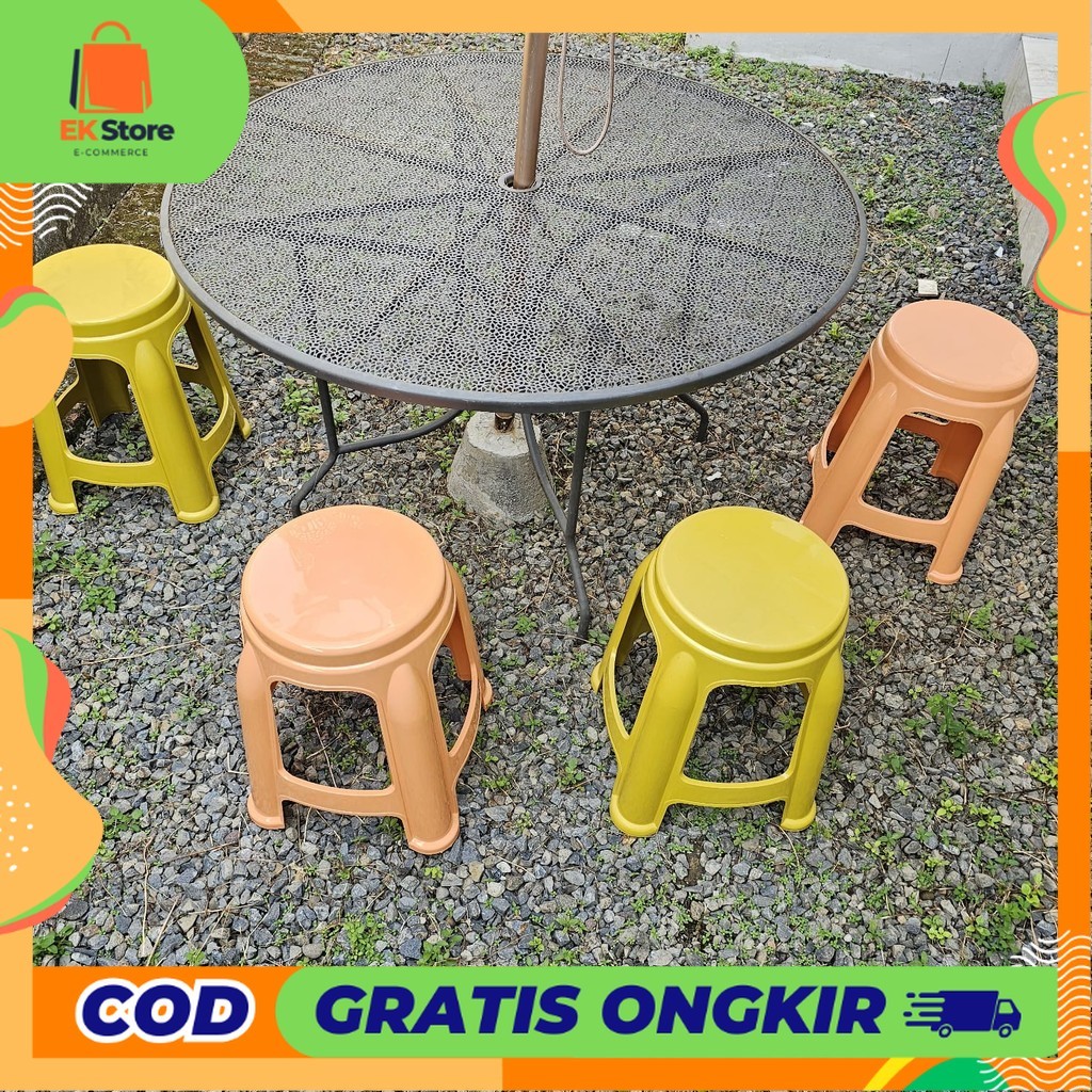 EK kursi plastik tinggi // bangku plastik // kursi plastik bakso kokoh berkualitas