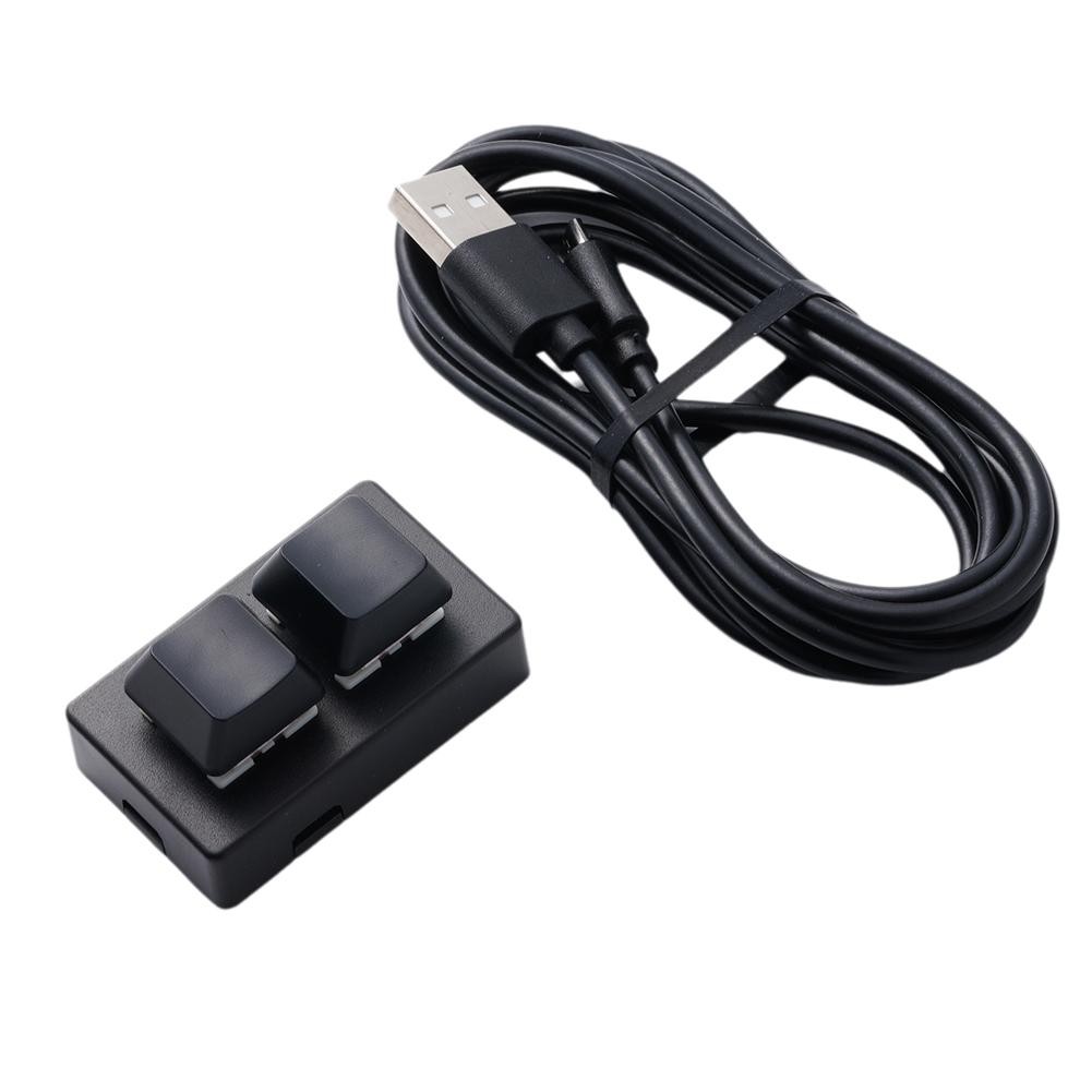 OSU Custom Mini Keypad 2 Key Keyboard Programming Macro Keyboard Copy Paste Cut HID Meanical Keyboar