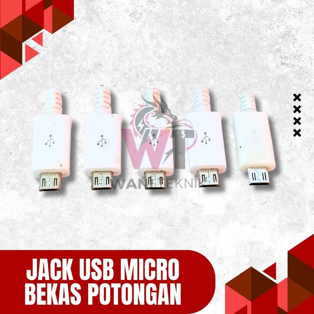 Jack USB Micro Bekas Potongan – Komponen Elektronik Murah