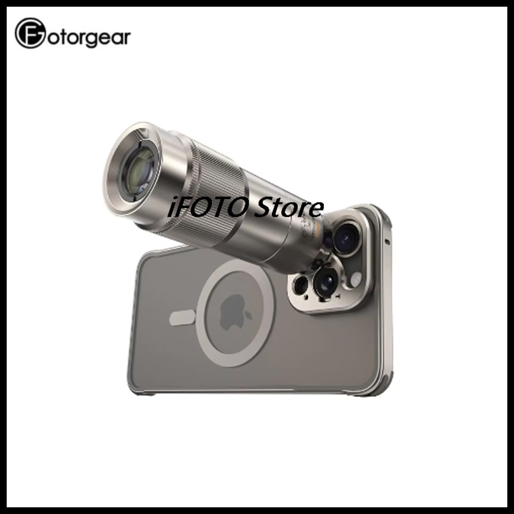 Fotorgear 135mm Mobile Phone Telephoto Lens External Macro Photography Lens for T-Mount Phone compat