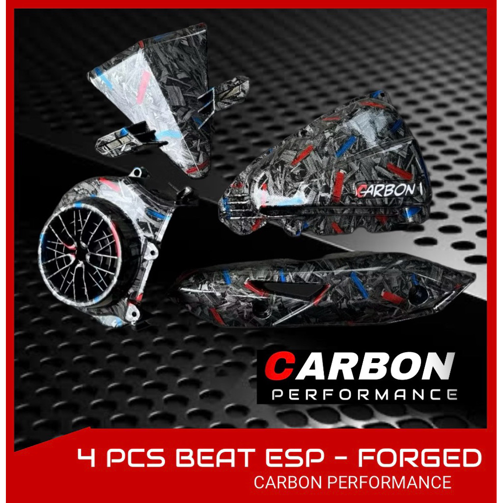 PAKET CARBON BEAT ESP CARBON FORGED 3-4 PCS 2017-2019 ▪️paket carbon forged beat esp carbon Forged w