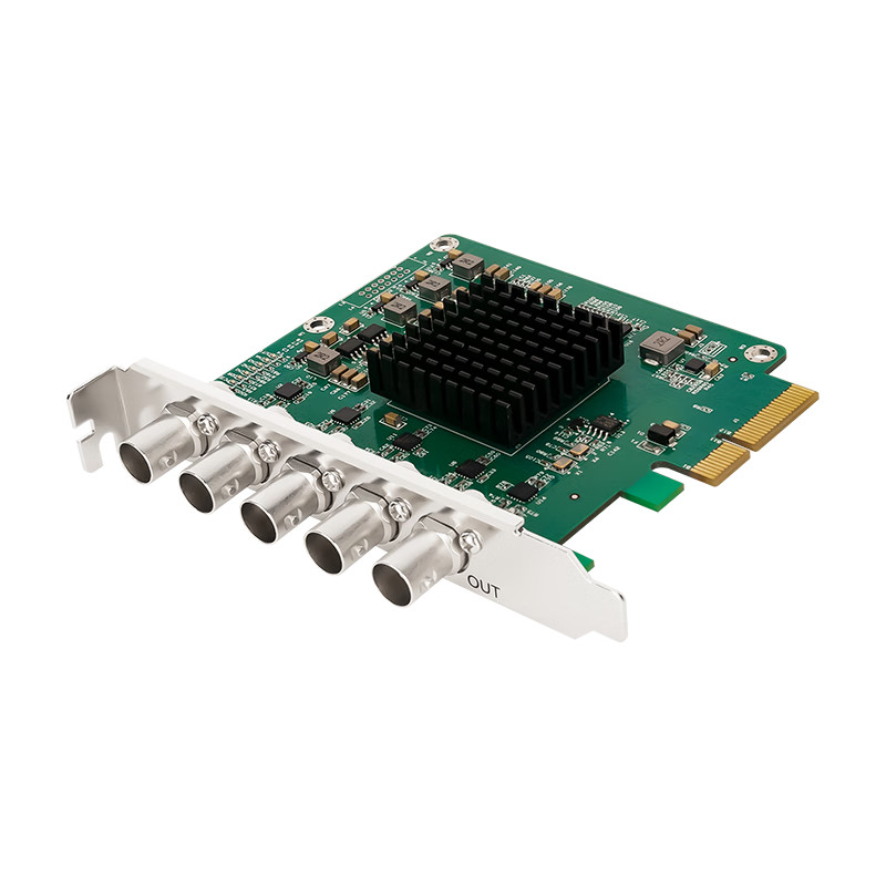 PCIE  Video Capture Card  to 5 sdi  input 200N5 SDI Record Live Streaming Video Recorder