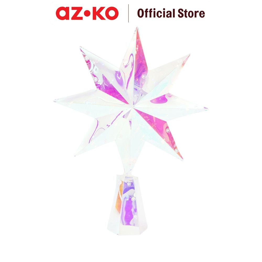 AZKO Noelle Hiasan Puncak Pohon Natal Christmas Star - Mix Hiasan Natal Pernak Pernik Natal Ornamen 