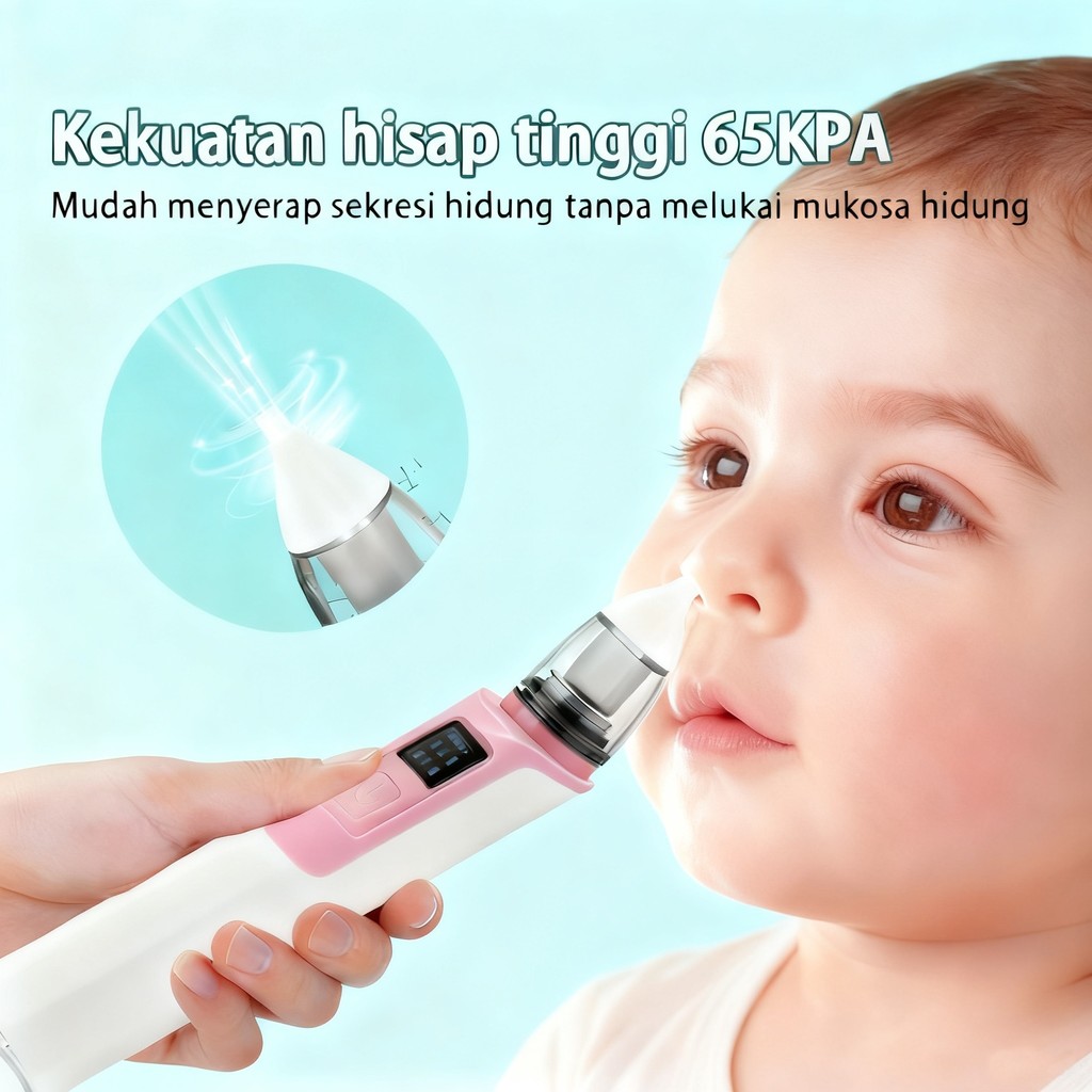 Hidung Aspirator Selamat Desain Tinggal Perawatan Bayi Alat Reflux Tersumbat Anti Newborn Elektrik Masalah