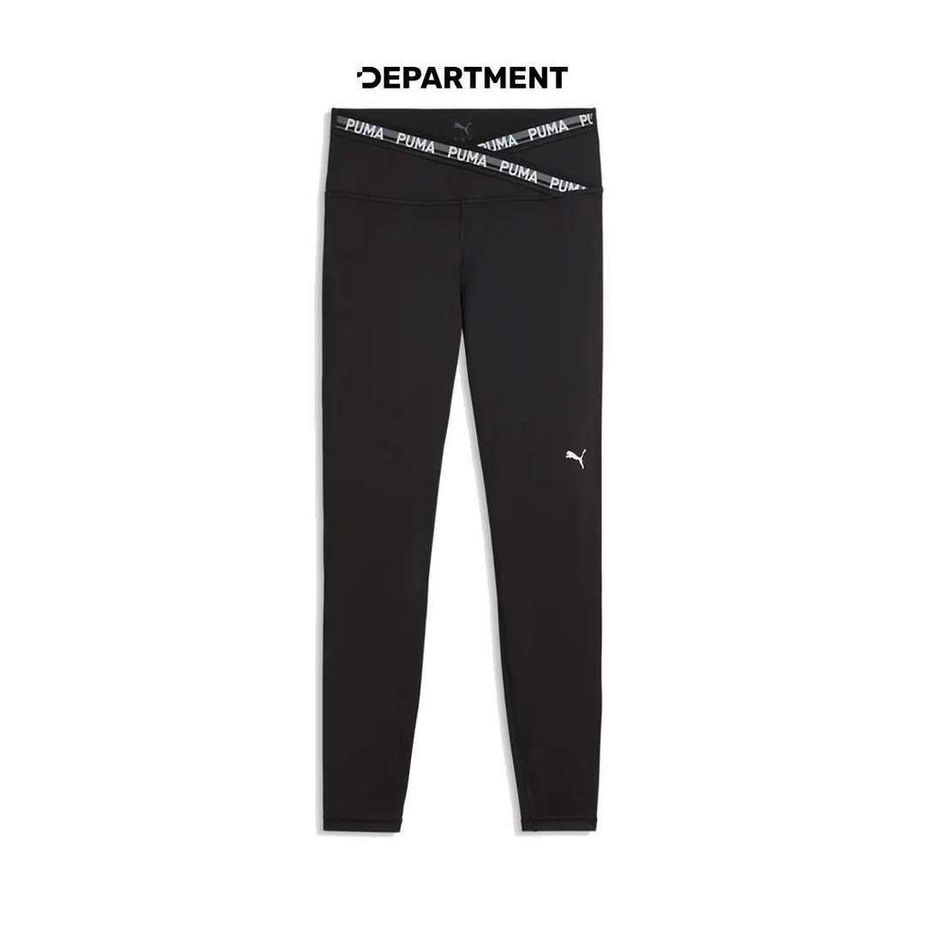 PUMA Legging Training Wanita STRONG CROSS FRONT TIGHT - HW 7/8 52849801 ORIGINAL