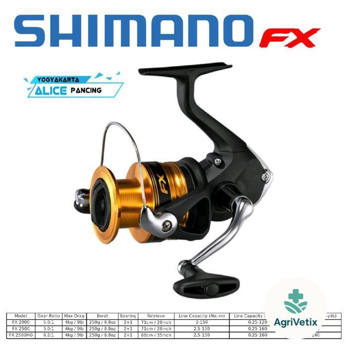 Reel Shimano FX 1000FC 2000FC 2500FC 2500HG C3000 4000FC Reel pancing murah tangguh dan berkualitas 