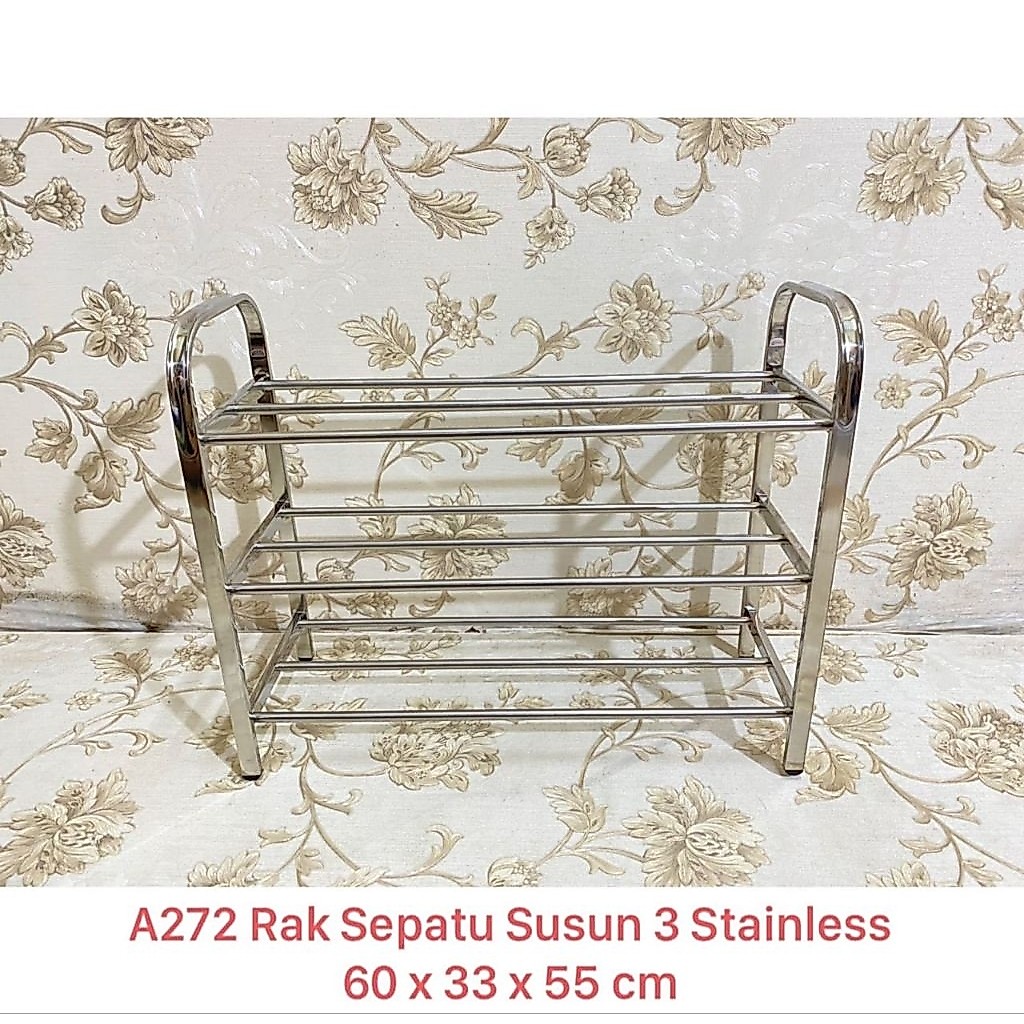 RAK SEPATU SUSUN 3 STENLIS