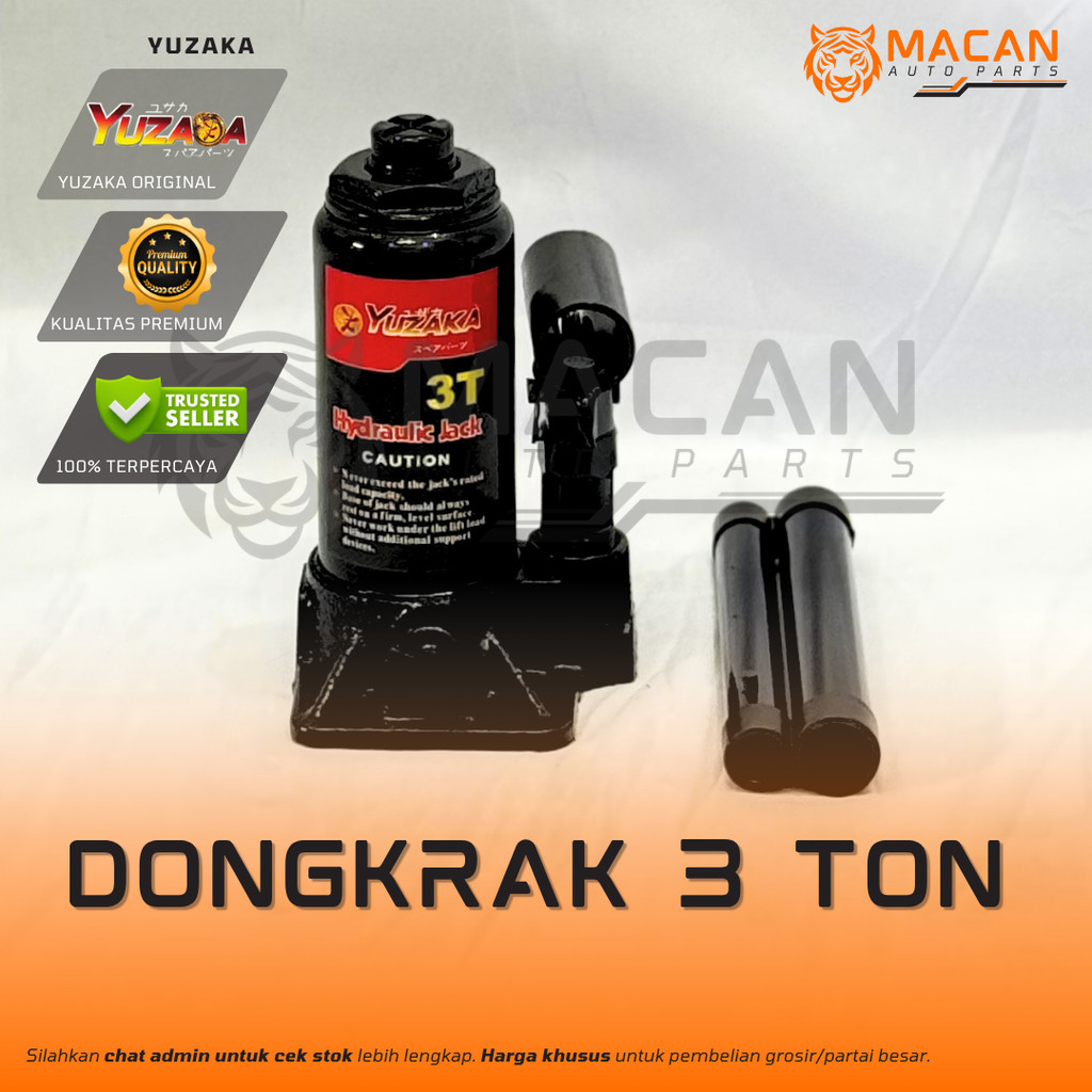 Dongkrak Mobil  3 Ton Yuzaka  Hydraulic Jack | ORI