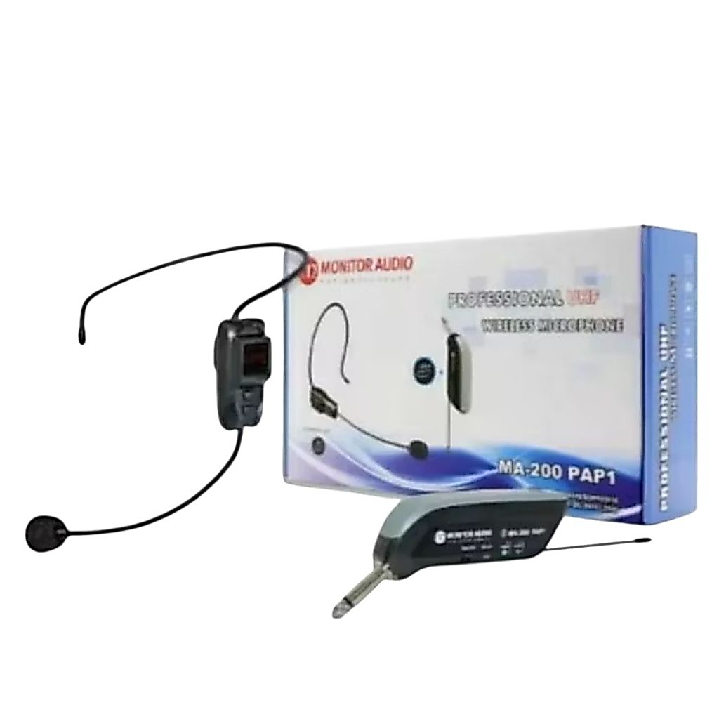 MONITOR AUDIO MA200PAP1 Mic Wireless HEADSET/ BANDO MA 200PAP1 Microphone MONITORAUDIO MA 200 PAP1