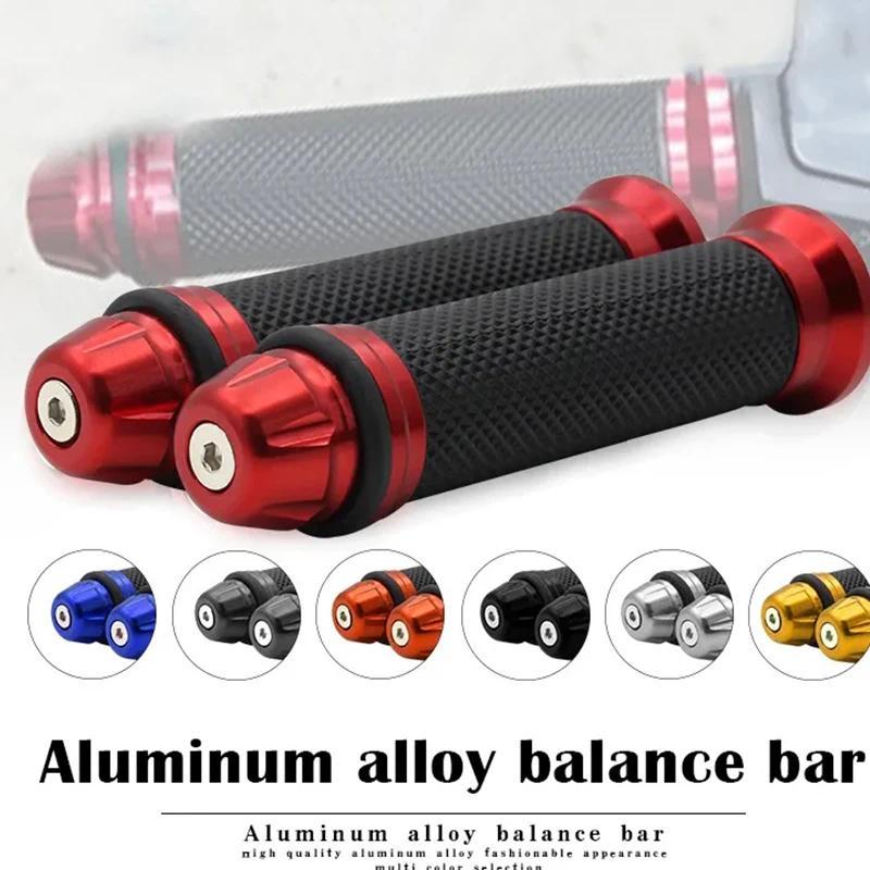 1 Pasang Grip Stang Motor Anti-Selip, Grip Stang Sepeda Gunung Karet, Grip Stang Sepeda