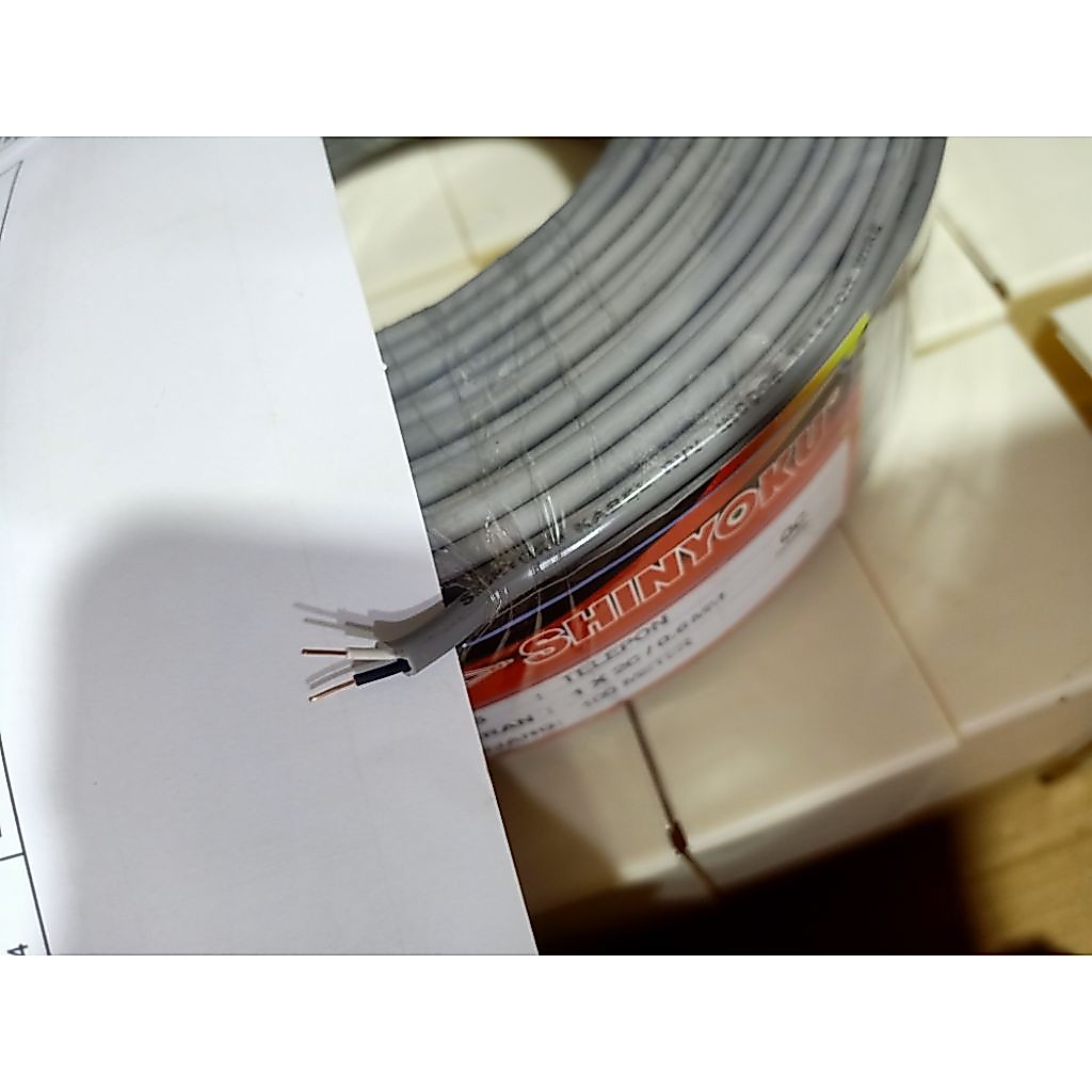 kabel telepon Shinyoku 100 Meter