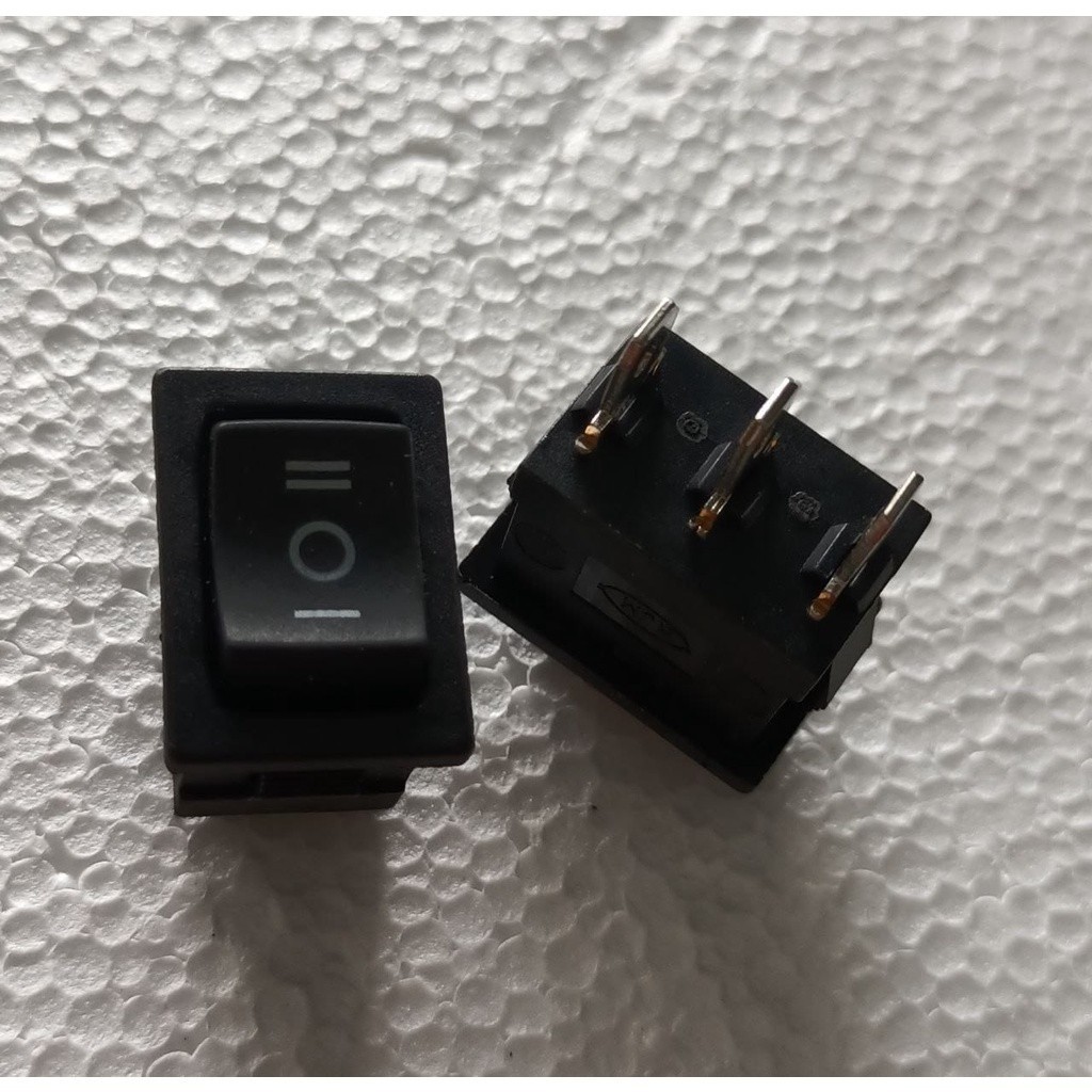 SWITCH POWER 3 PIN HITAM DISPENSER SANKEN ORIGINAL