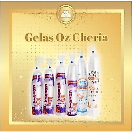 TKKH CUP CHERIA CUP DATAR CERIA ES TEH CUP 10oz 12oz 14oz 16oz CUP MINUMAN CUP ES CUP MINUM CUP ACAR