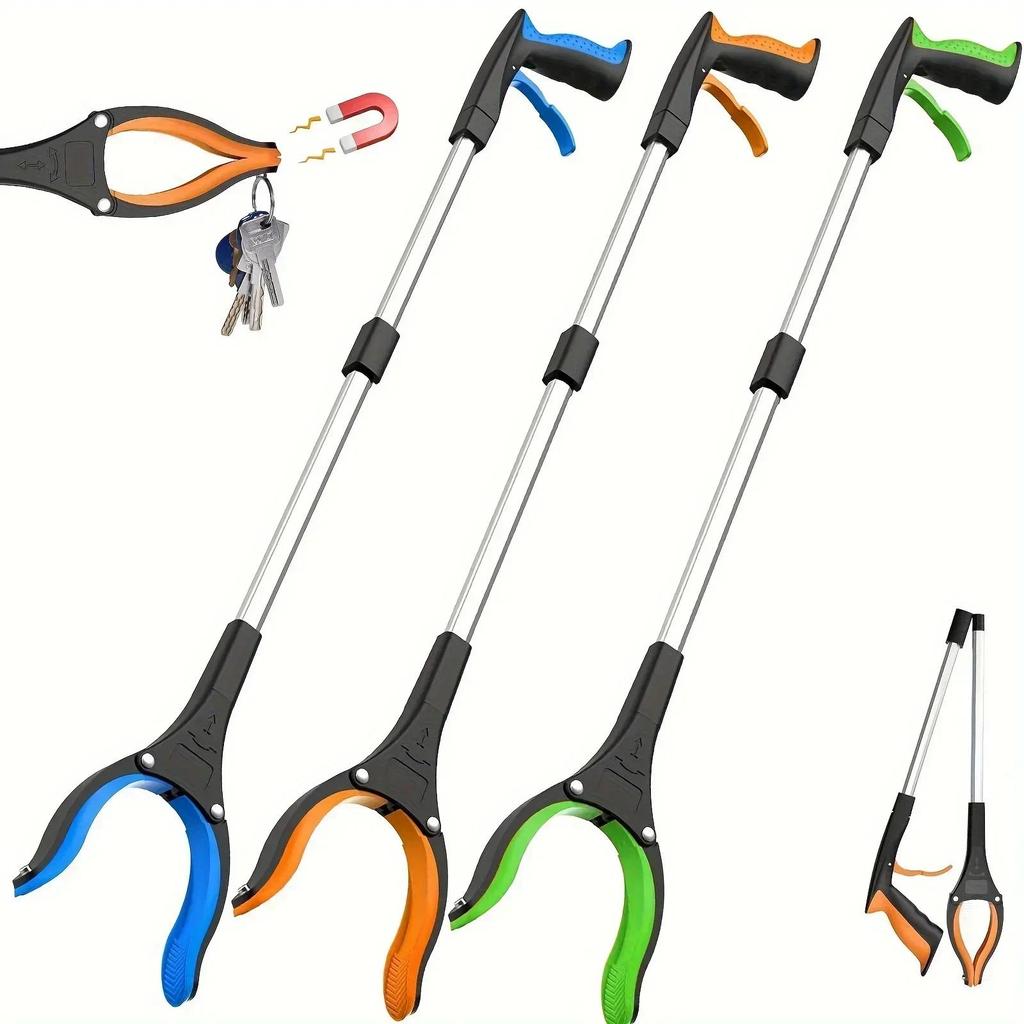 Grabber Tool Litter Grabber Stick Folding Household picker and Reaching Tool Heavy Duty Pick Up Stic
