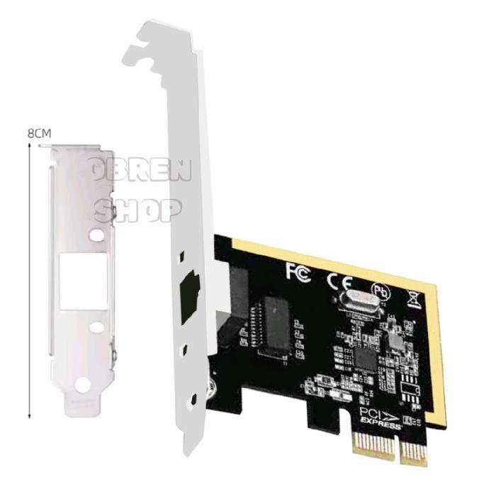 PCI EXPRESS GIGABIT ETHERNET LAN CARD with LOW PROFILE BRACKET