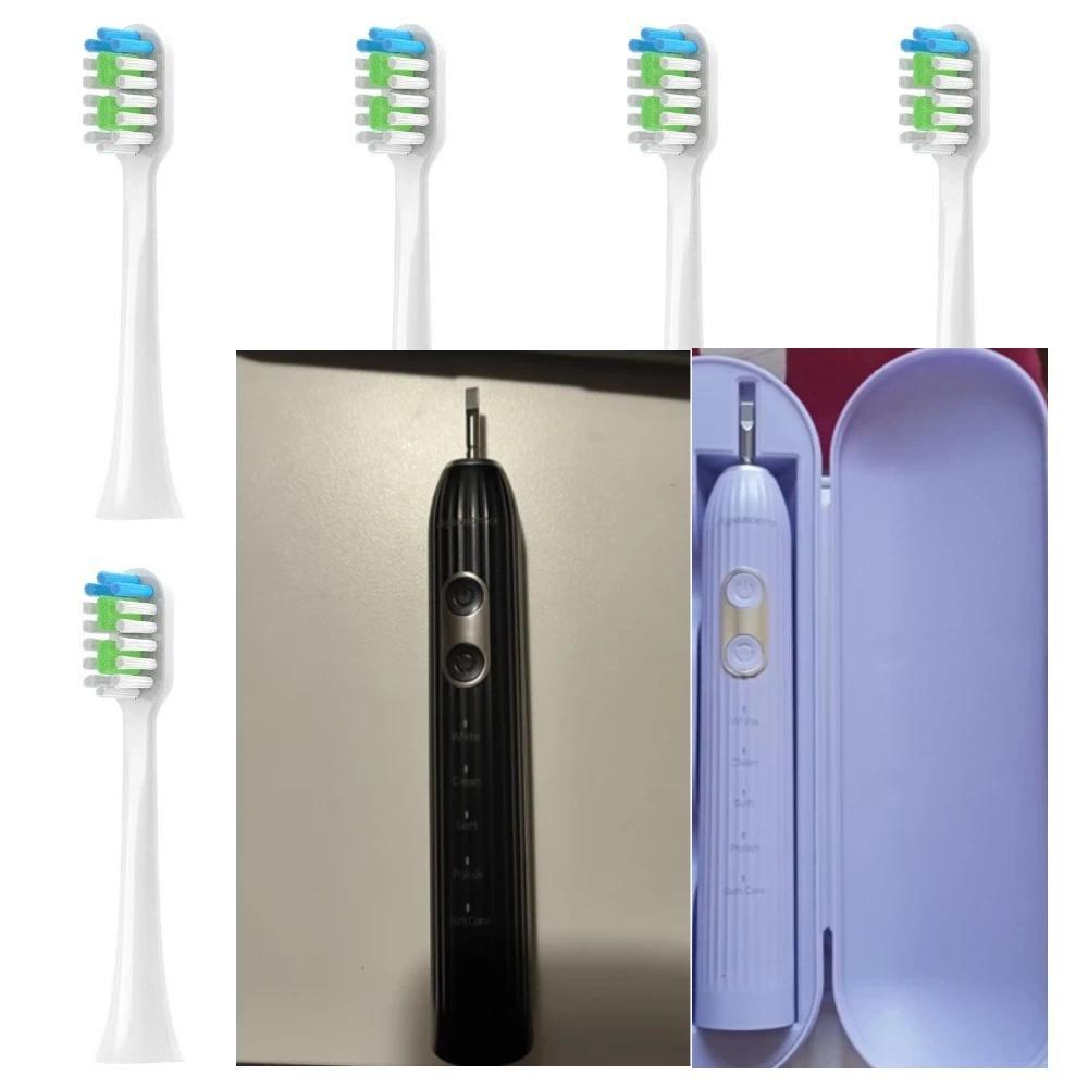 8 pieces  Replacement Heads Compatible with Aguacero TS-15  TS-17 Sonic TS17 T21 electrical Toothbru