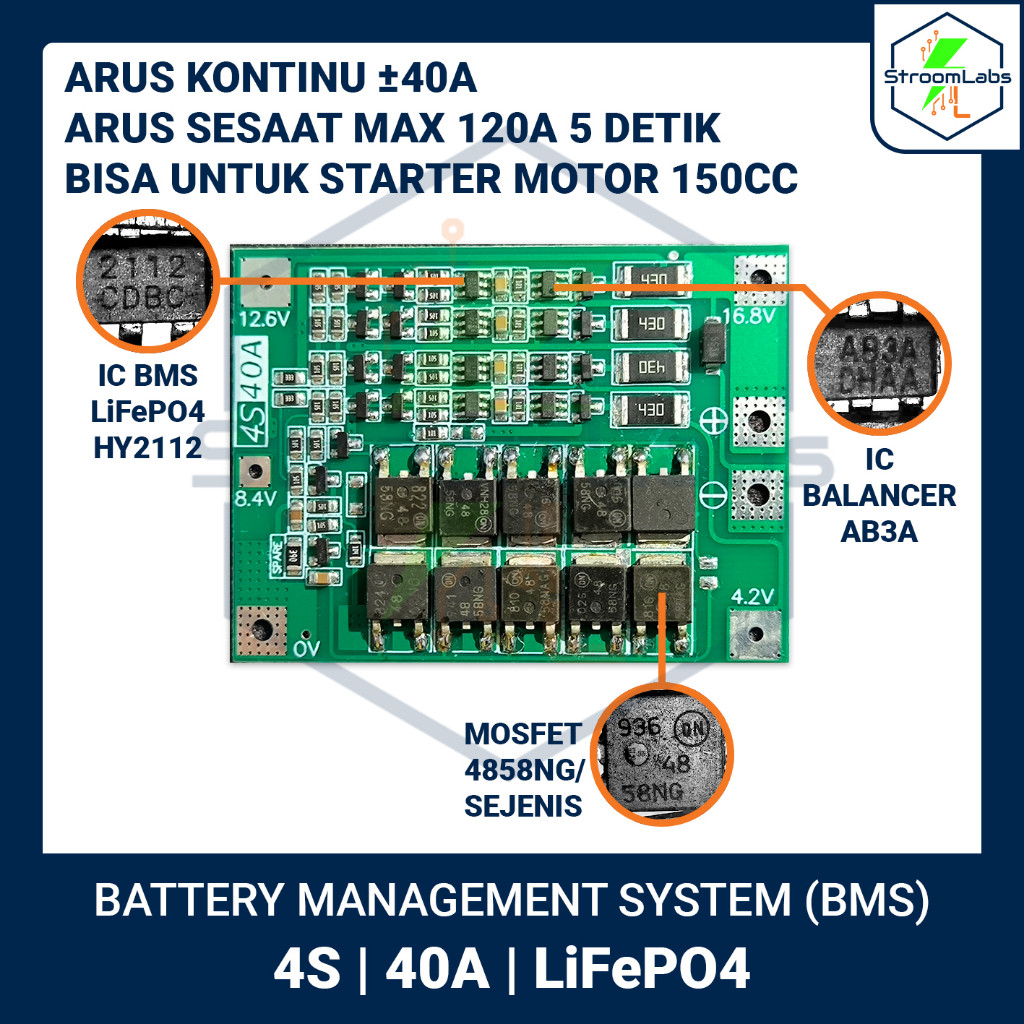 BMS 4S 40A MODIFIKASI (LP)
