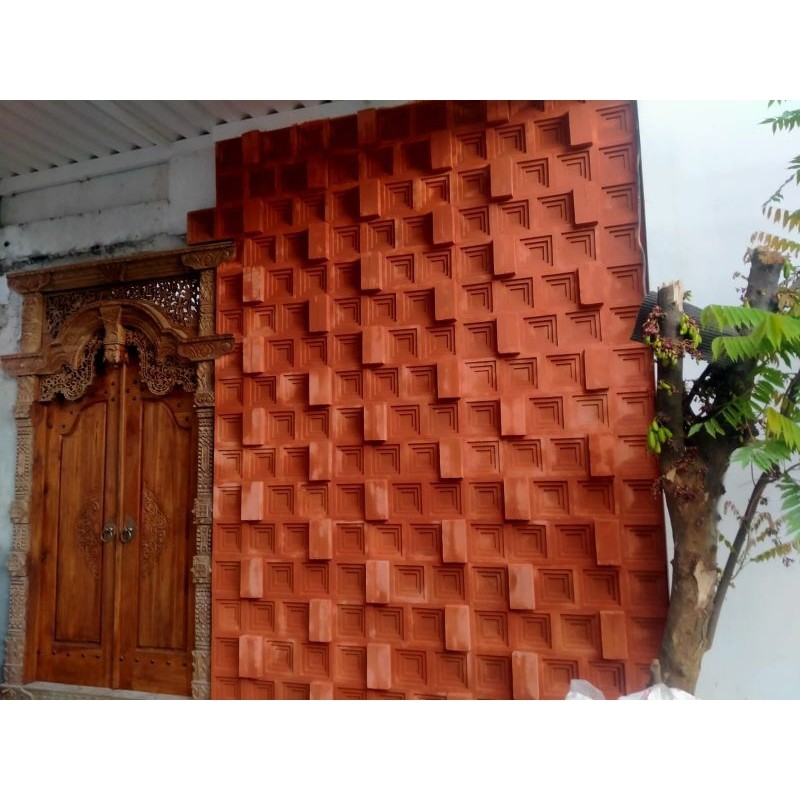 Roster Bata Tempel Trep Teracota | Bata tempel dinding