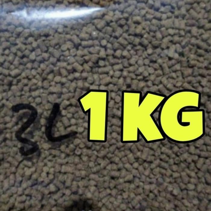 Ready pakan/pelet 1KG ORIGINAL fengli 3M lobster air tawar tnggi protein