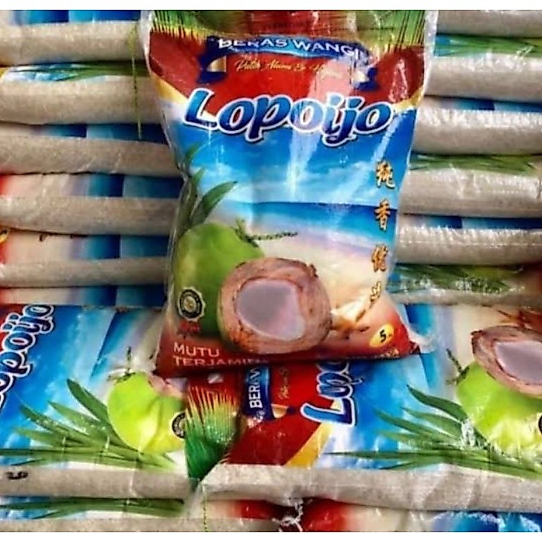 Beras LOPO IJO Premium 3Kg & 5Kg Beras Putih Pulen Bersih Berkualitas Pilihan Keluarga untuk Kebutuh