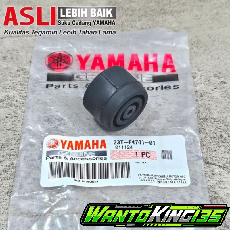 KARET DAMPER BANTALAN JOK BAGIAN TENGAH F1ZR FIZR FORCE1 VEGA R LAMA ORIGINAL YAMAHA | 23T-F4741-00