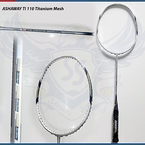 RAKET BADMINTON ASHAWAY TI 110 TI110 TITANIUM MESH MADE IN USA