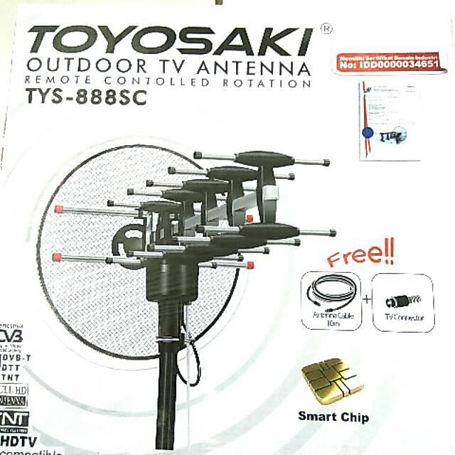 Antena TV Remote Control Outdoor Toyosaki 888 SC / Antena TV Luar TV